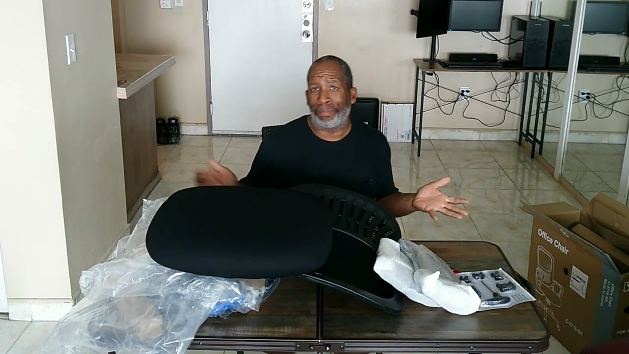 Unboxing and Installing SMUG Office Chair Model C 3718 BK.