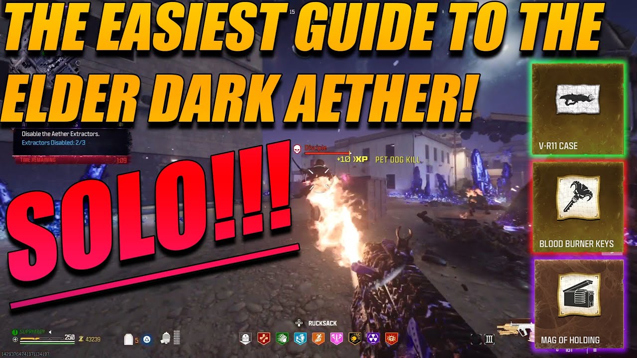 Best Solo Guide for NEW ELDER DARK AETHER! Get the SCHEMATICS EASY! MWZ