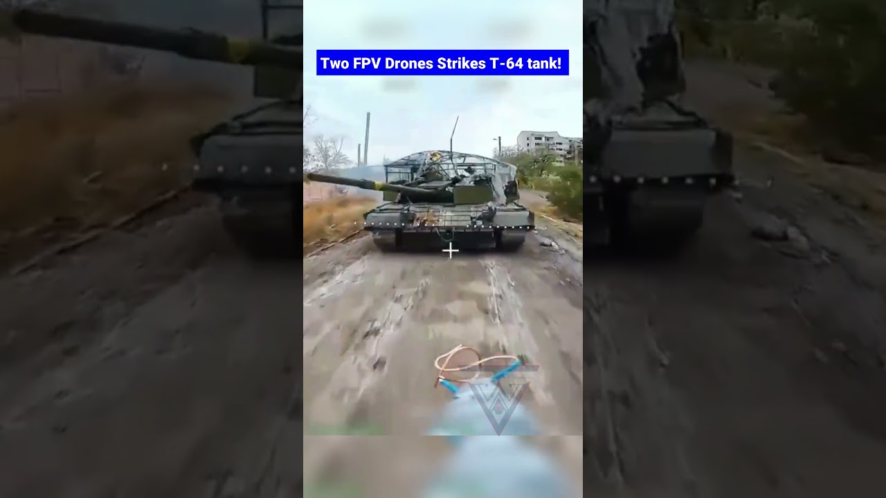 Дроны FPV поразили украинский танк под Купянском!