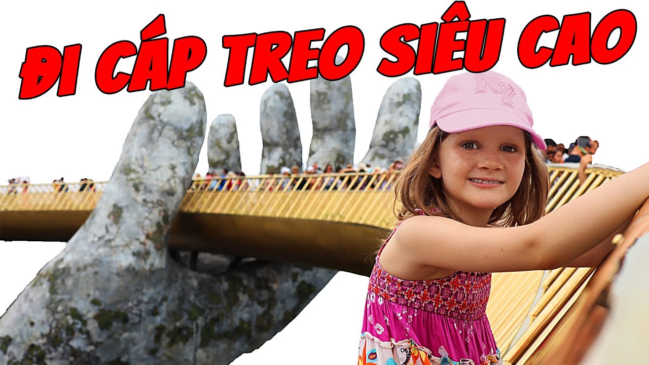 Khám Phá Bà Nà Hills 2019- Cáp Treo Siêu Cao, Cầu Vàng, Ăn Buffet | Stefi & Emi Travel Vlog