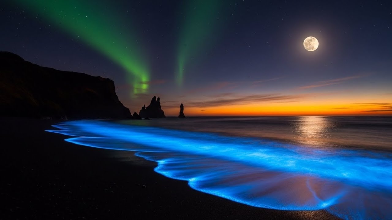 🌙🌊 Ocean Waves Lullaby – Soft Night Sea Sounds to Help You Fall Asleep Fast 😴✨