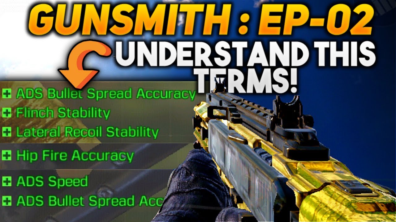GUNSMITH : EP-02 Understand this gunsmith terms (ADS, RECOIL ,ETC) Call of duty mobile