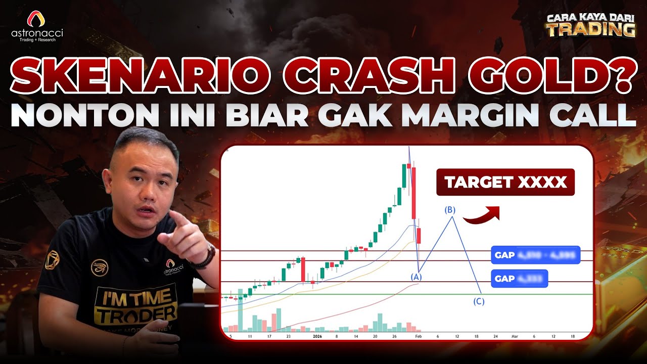 UPDATE!! GOLD TURUN KE BERAPA?? Ini Skenario Crash Gold bila terjadi