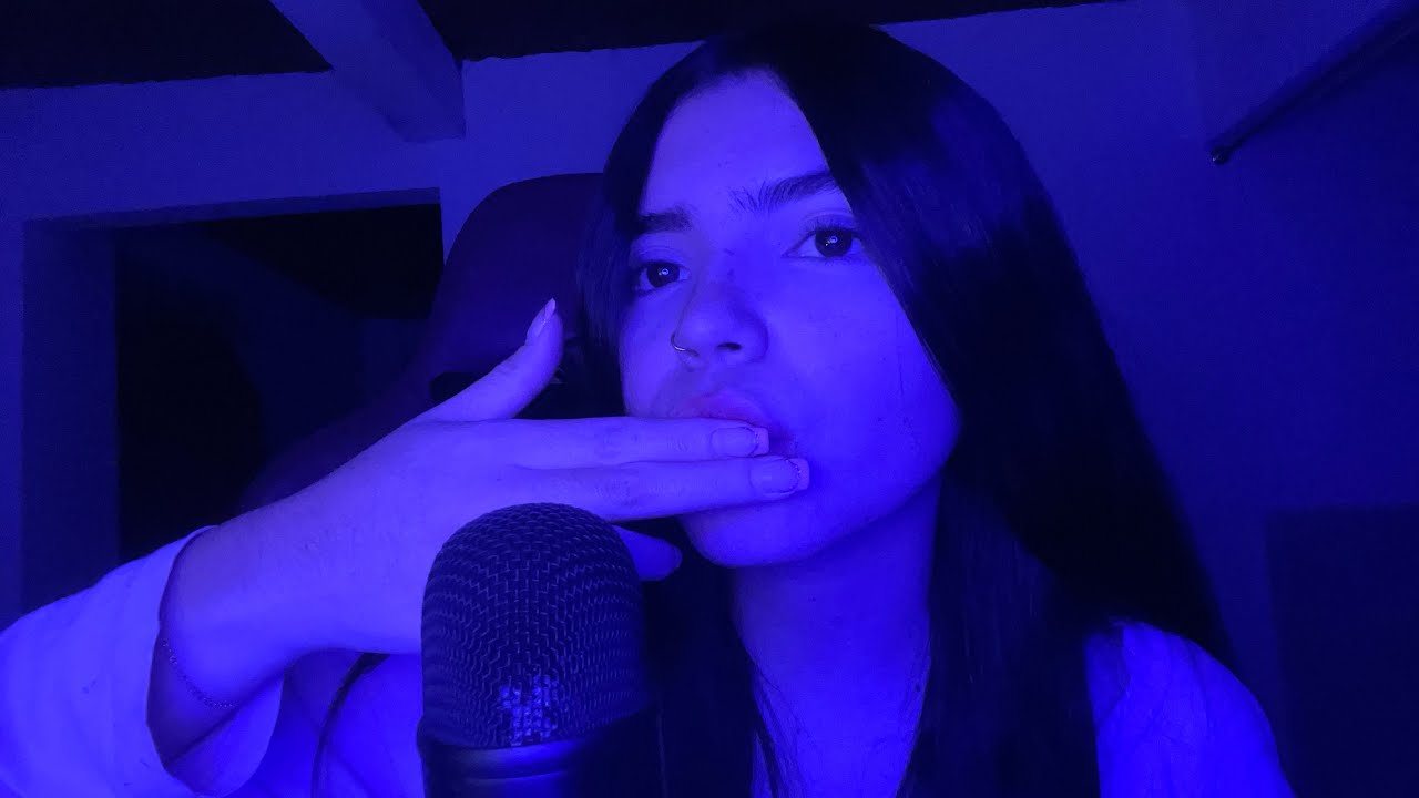 ASMR SPIT PAINTING te maquillo con mucha💦+teeth tapping