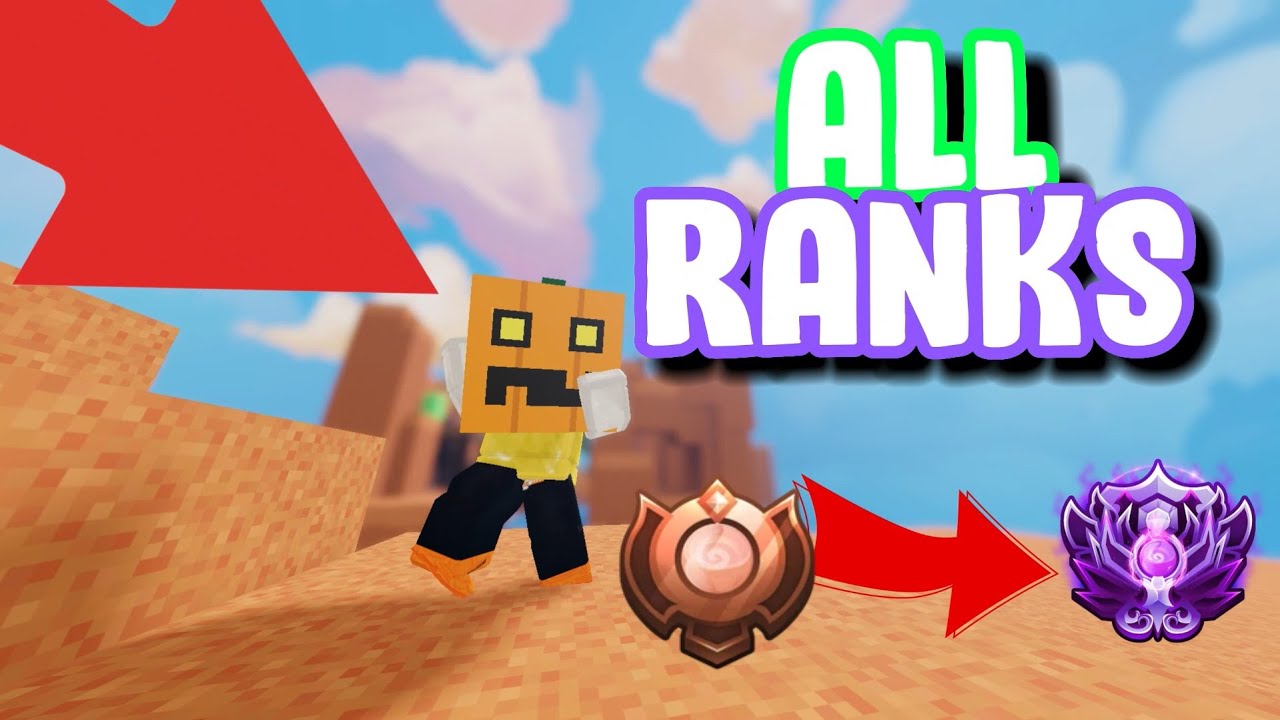So I 1v1'ed EVERY RANK In Roblox Bedwars😱...