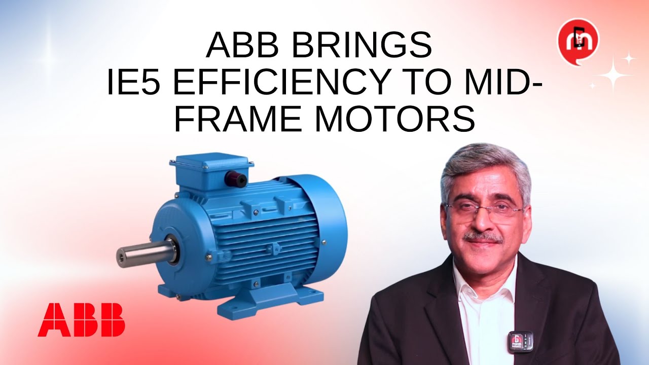 ABB Brings IE5 Efficiency to Mid-Frame Motors