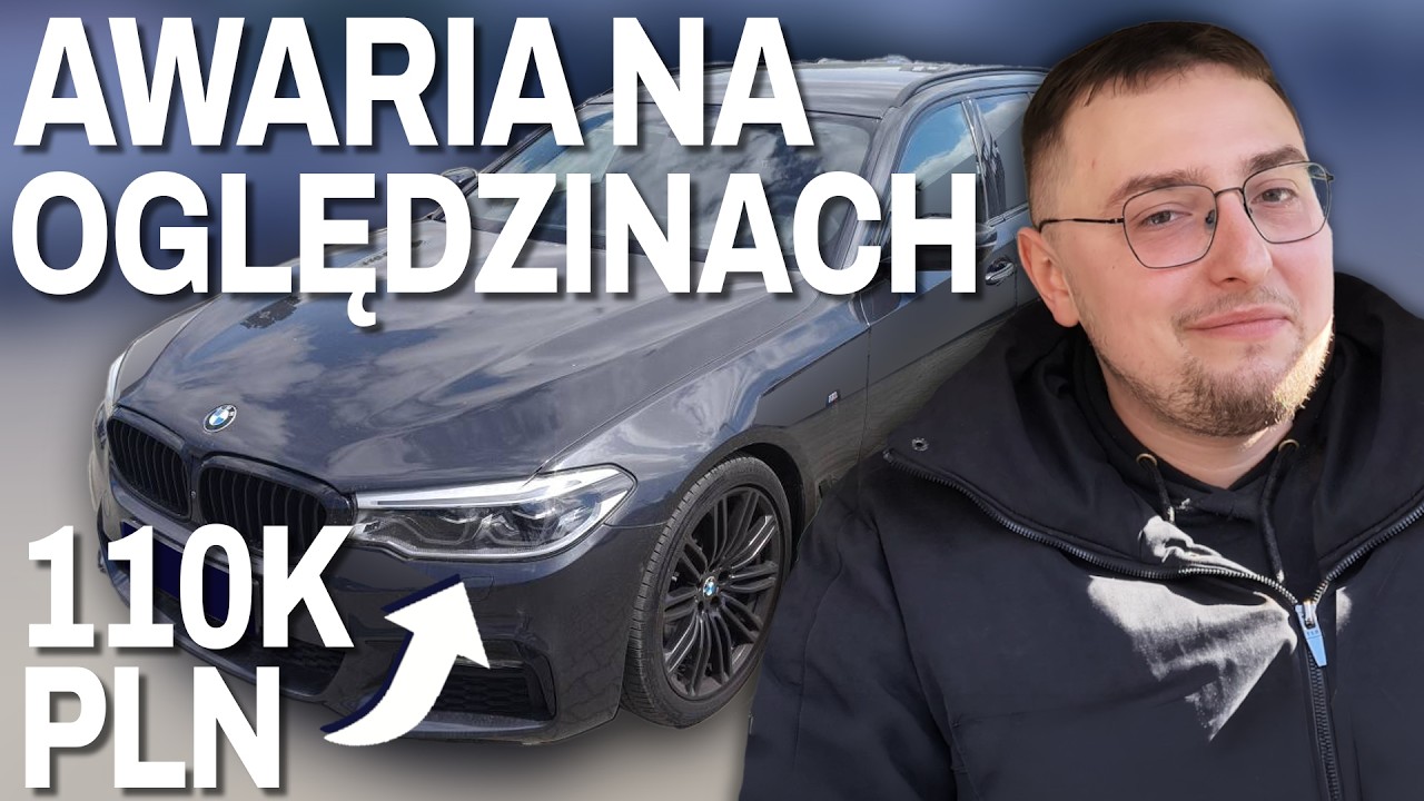 BMka padła na oględzinach - BMW 540i XDrive 3.0 340 KM 2017 rok 170000 km 110000 zł