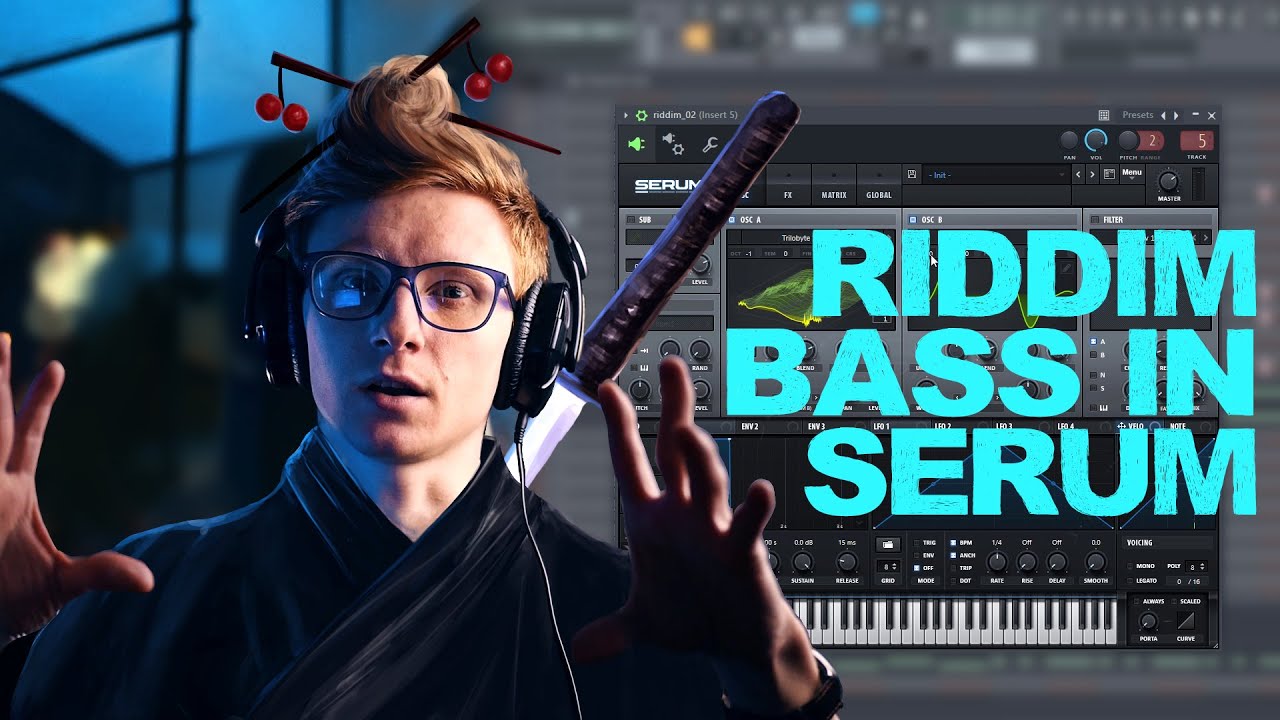 How to make heavy Riddim Dubstep bass sound in Serum