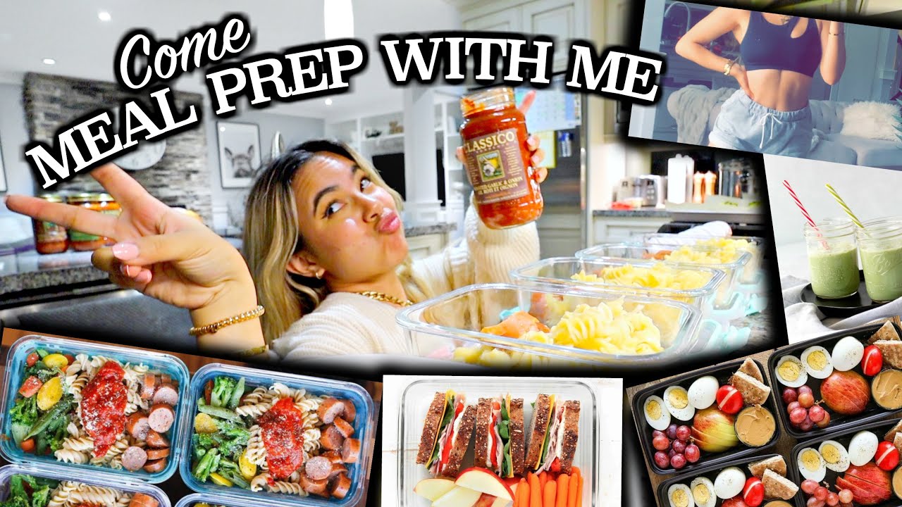 HEALTHY MEAL PREP! What I eat for breakfast, lunch and dinner (Easy for beginners)