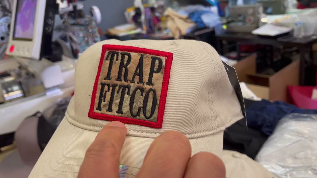 Como pegar parches en gorras con tu bordadora