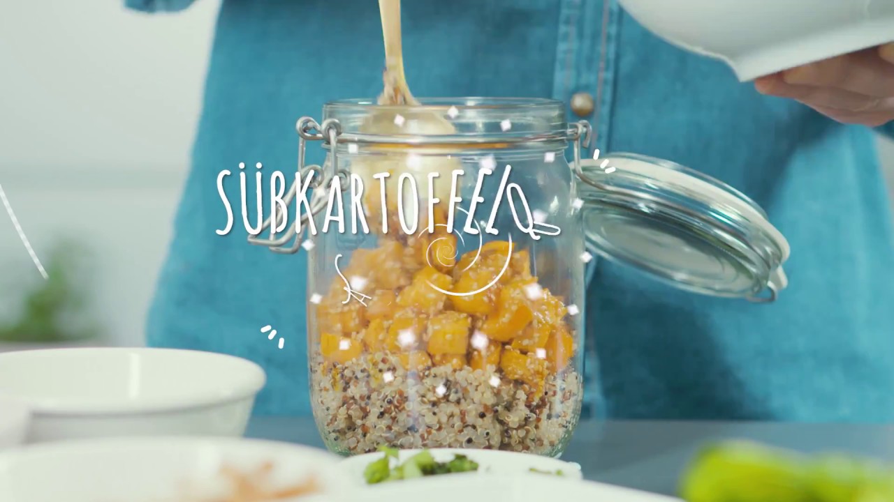 dmBio Rezeptidee: S&uuml;&szlig;kartoffel Quinoa Salat