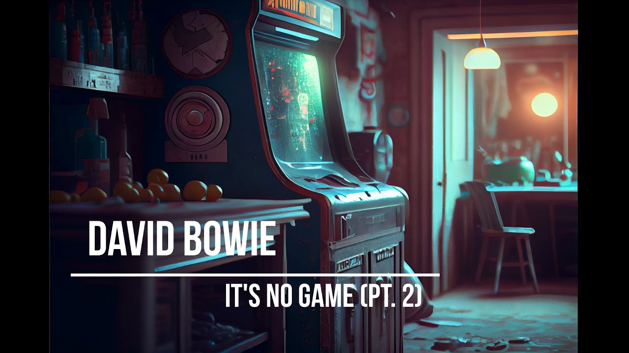 David Bowie - It's No Game (Pt. 2)  (lyrics video with AI generated images)
