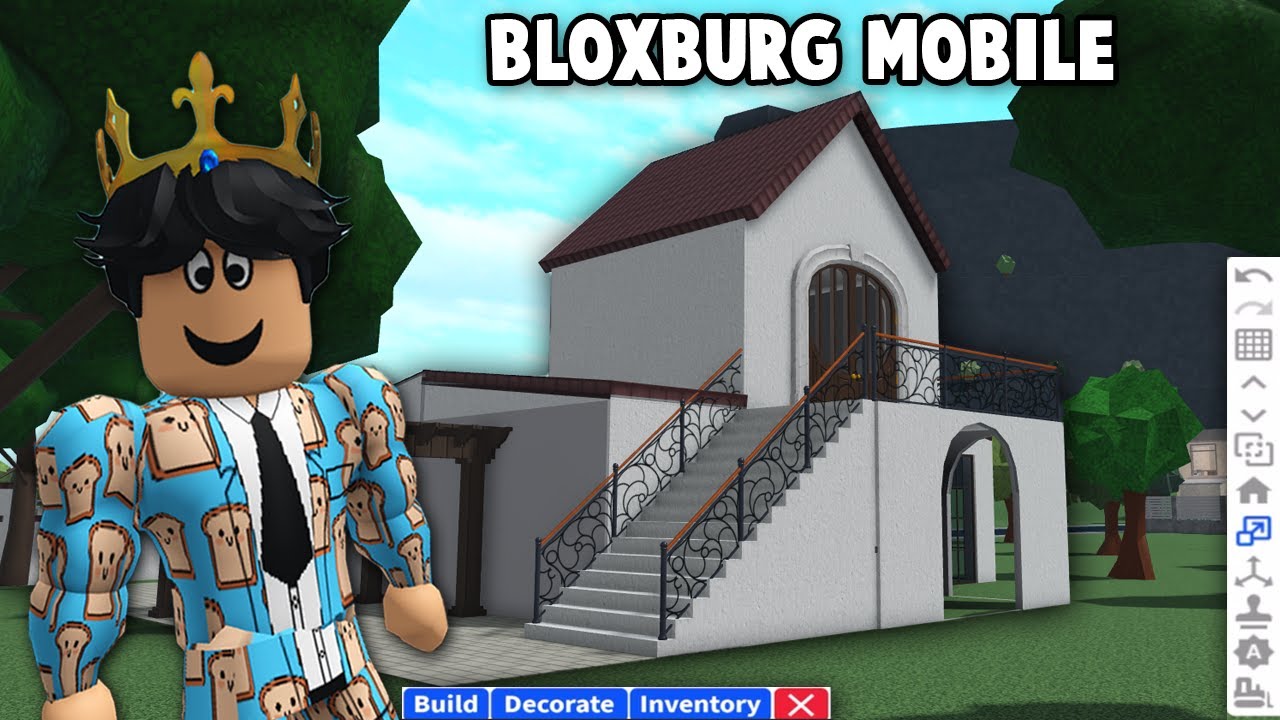 BUILDING a MEDITERRANEAN HOME on MOBILE BLOXBURG