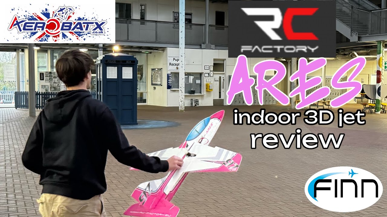 Обзор нового 3D-самолета RC Factory Ares для использования в помещении.