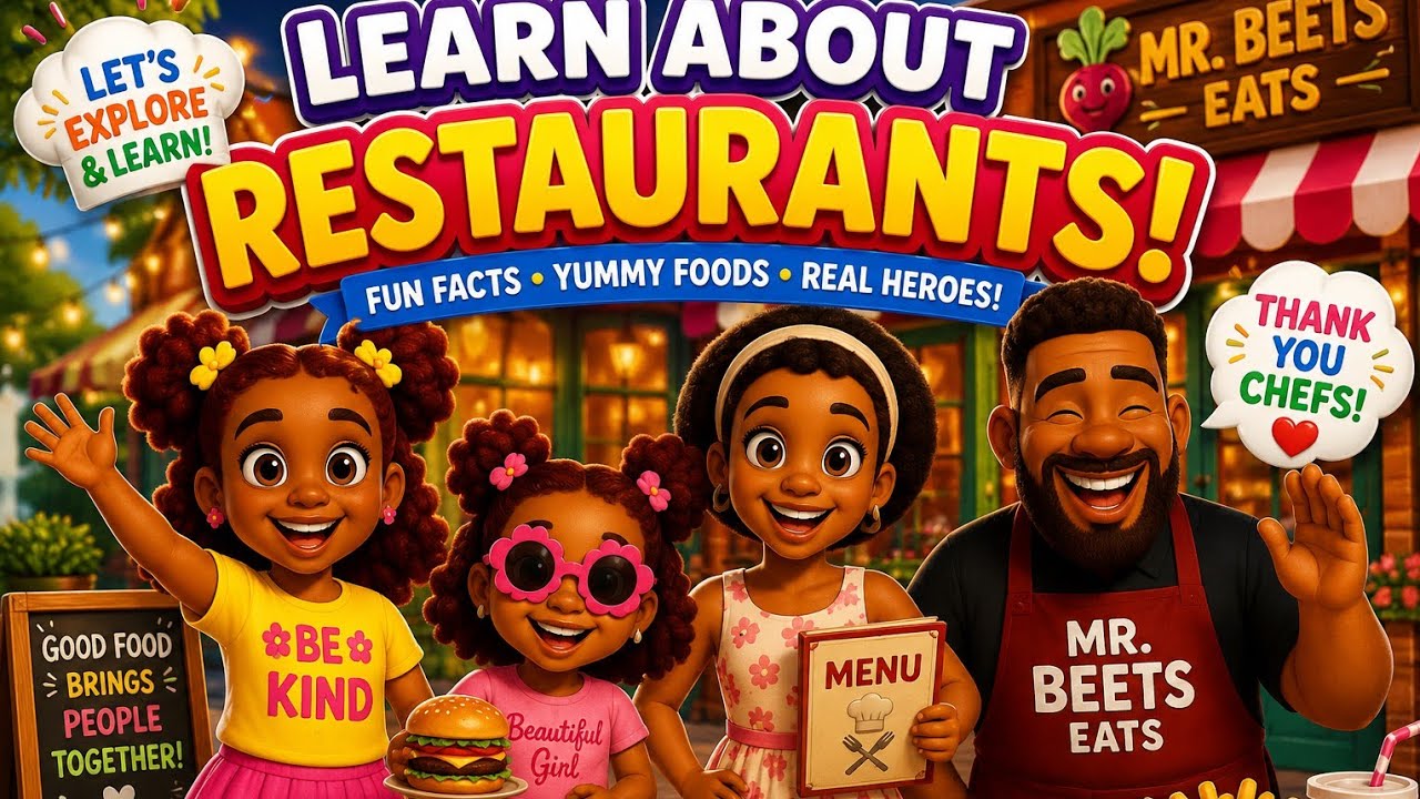 What does restaurant owners do | Come sing and learn | #youtubekids #childrenssong #restaurant