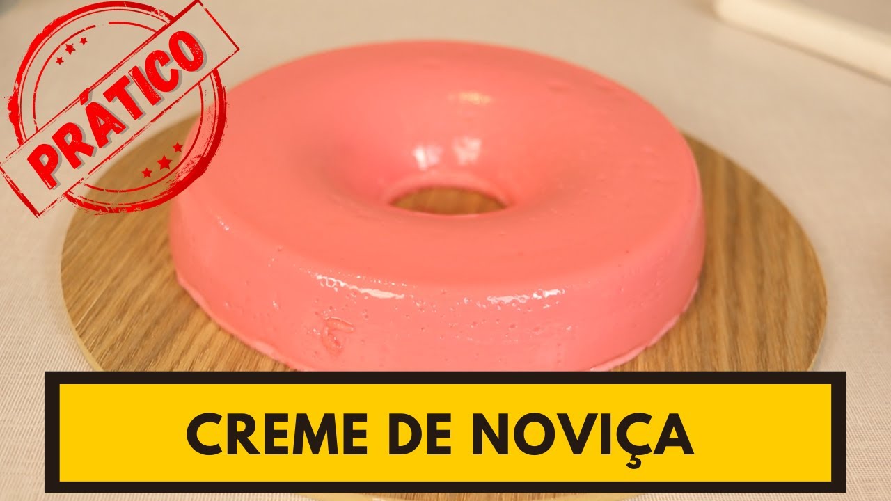 Sobremesa prática, barata e fácil de fazer? TEMOS! CREME DE NOVIÇA ou PUDIM DE GELATINA
