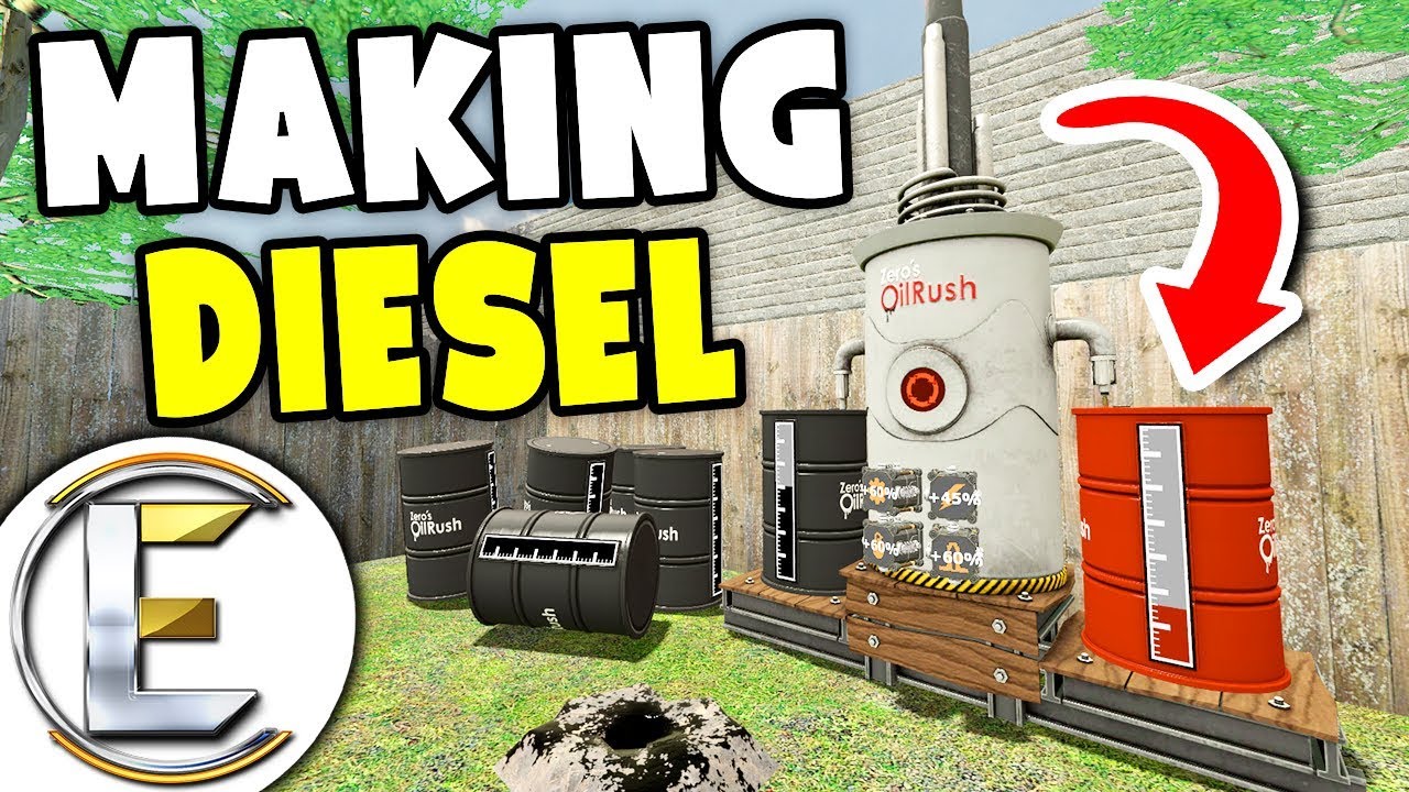 How To Drill For Oil - Gmod DarkRP (Crude Oil Into Ultra Premium Diesel Sell For 1 Million A Barrel)