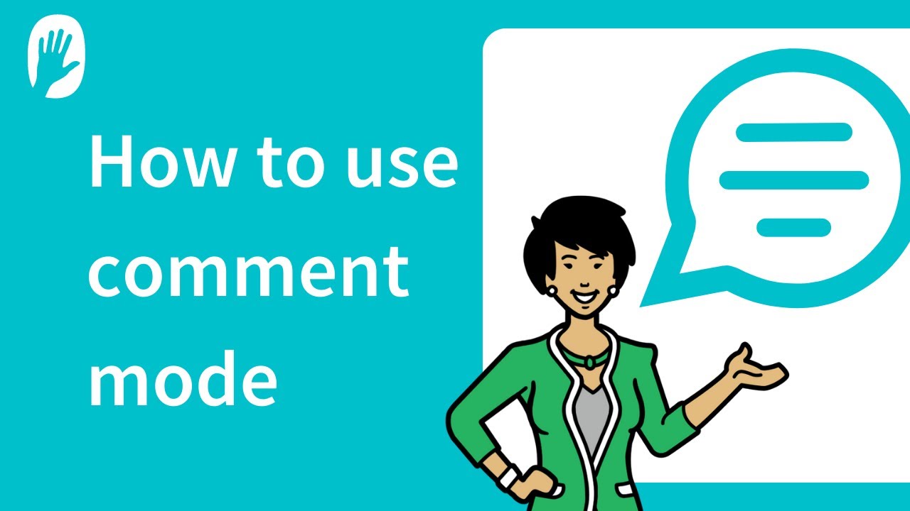 How to use the integrated comment mode in simpleshow video maker (Tutorial)
