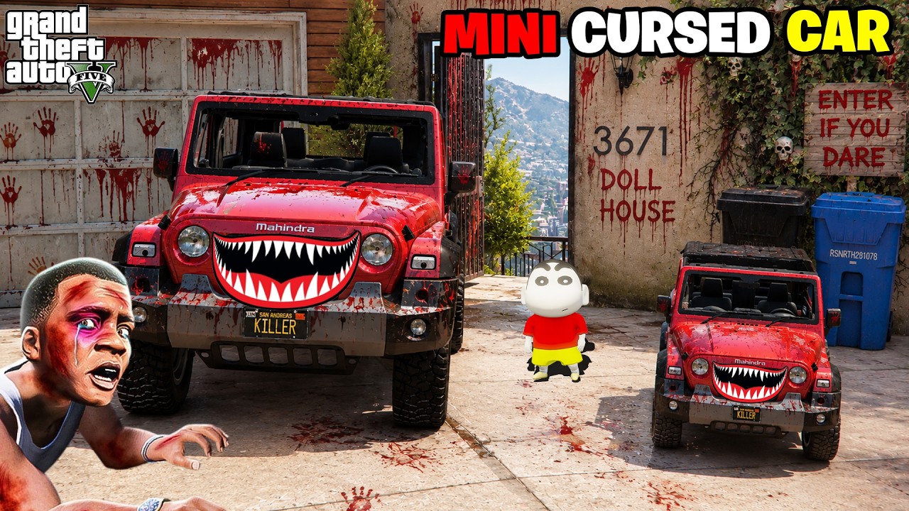 GTA 5: Franklin & Shinchan&rsquo;s New Car is a CURSED KILLER MINI CAR in GTA V
