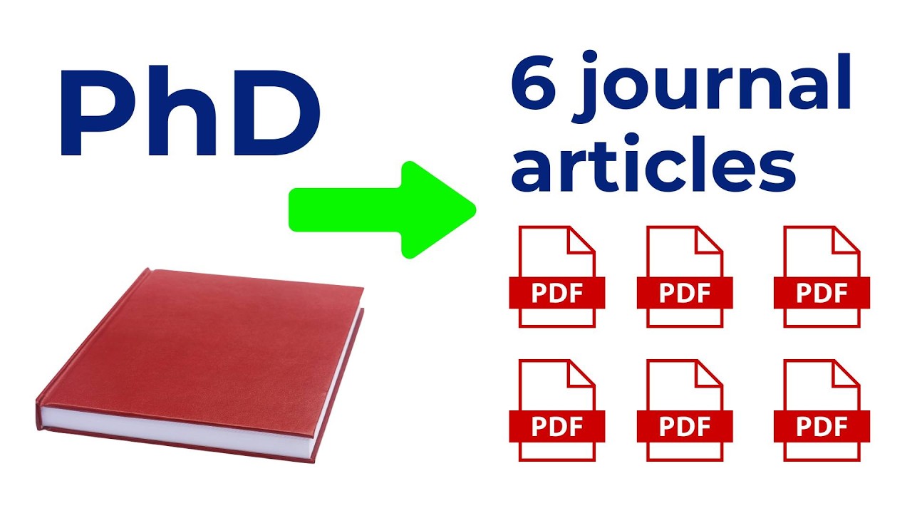 How to publish journal articles from your PhD - six surprising papers already hiding in your thesis