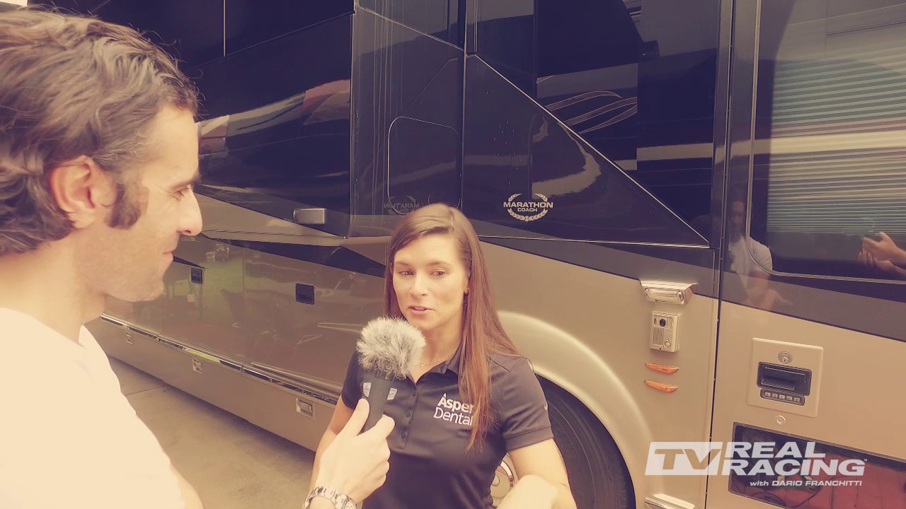 Real Racing TV with Dario Franchitti - Danica Patrick Interview