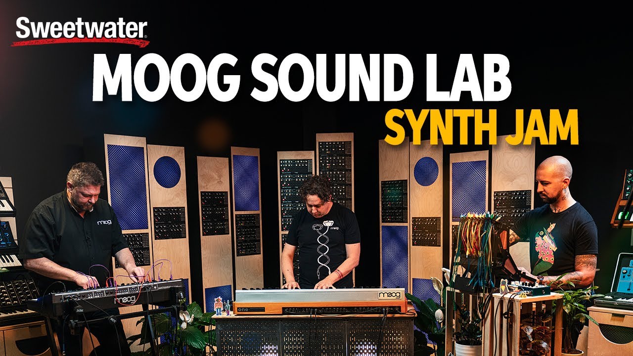 Moog Sound Lab Jam &mdash; Daniel Fisher, Jim, and Zack