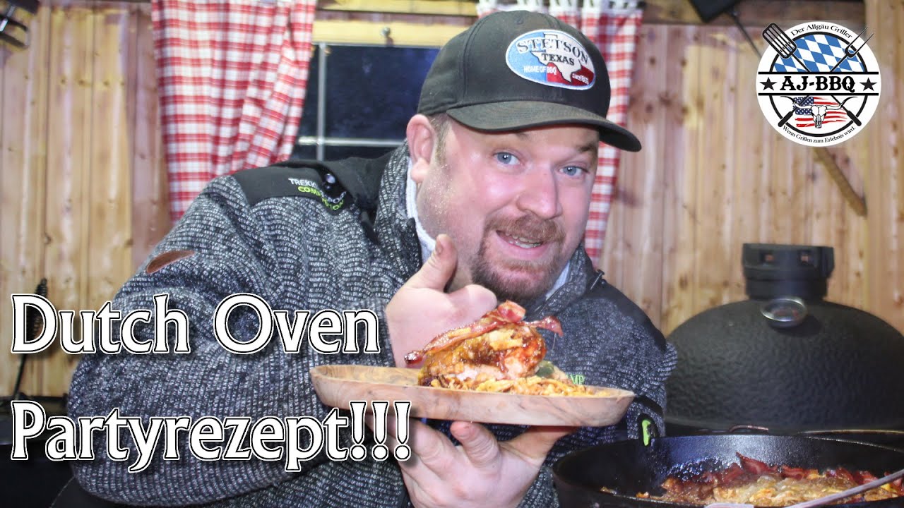 Hähnchen Schichtspätzle - Das nächste Partyrezept aus dem Dutch Oven #188