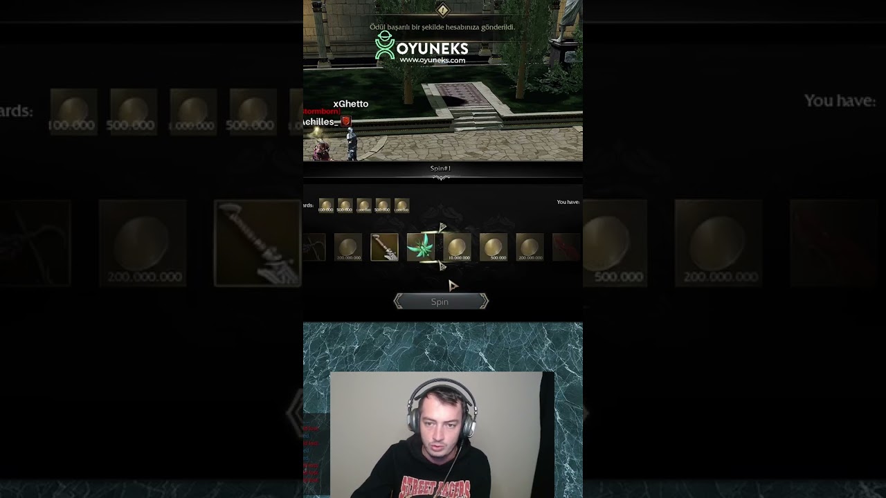 Rise Online Spin &Ccedil;evirerek Zengin Olmak #riseonline #shorts #gaming