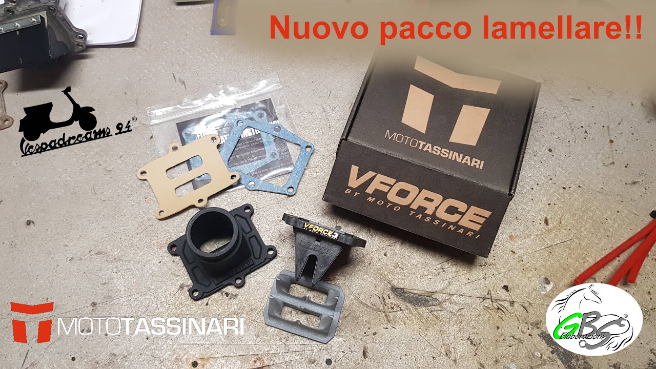 Pacco lamellare Tassinari V-Force 3 sul Quattrini M1l - Tutorial montaggio