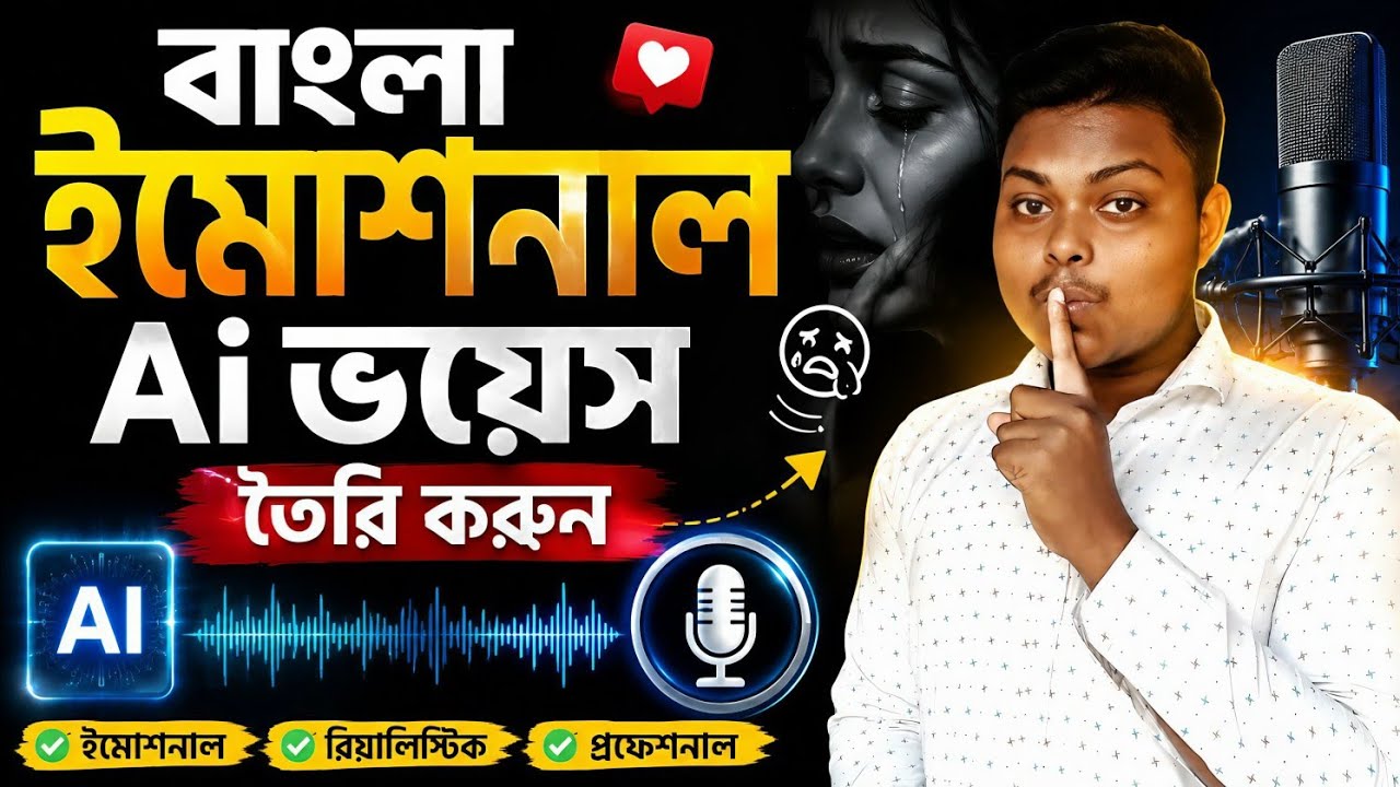 Ai দিয়ে বাংলা ভয়েস তৈরি করুন🔥 Bangla Ai Voice Generator Free | Text To Voice Ai Free Bangla 2026