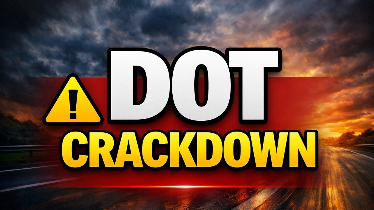 🚛 DOT Crackdown: FMCSA Warns Truckers