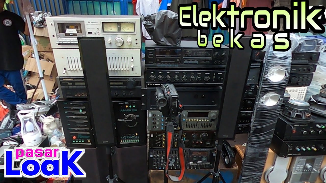 Pasar loak Jatinegara lapak elektronik bekas