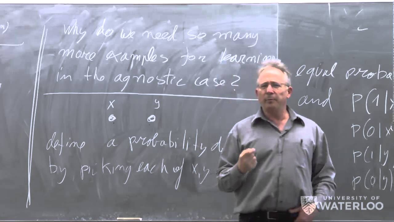 Machine Learning course- Shai Ben-David: Lecture 10
