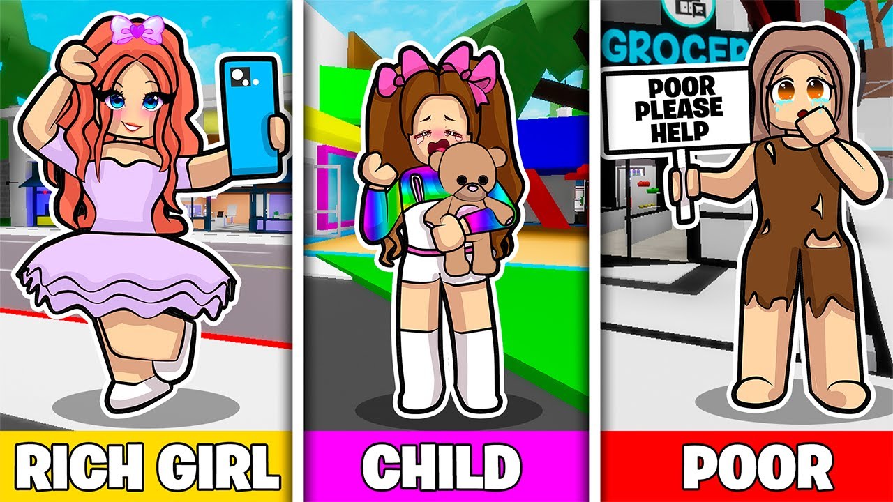 Различные типы игроков в Брукхейвене... Roblox