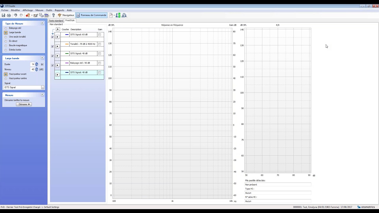 Webinar 10 A la découverte d OtoSuite   10  Le module HIT chaîne de mesure   Partie 2   Freestyle