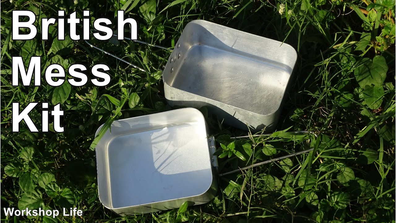 British Military Mess Kit, unbox, and the first cook.