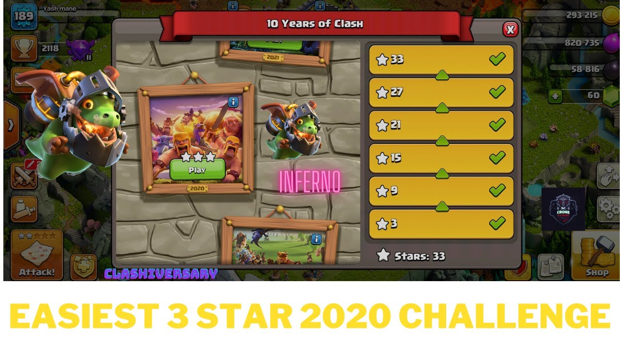Easiest 3 Stars on hardest Clashiversary challenge (2020) Clash Of Clans ⭐⭐⭐|| Clashiversary || 2020