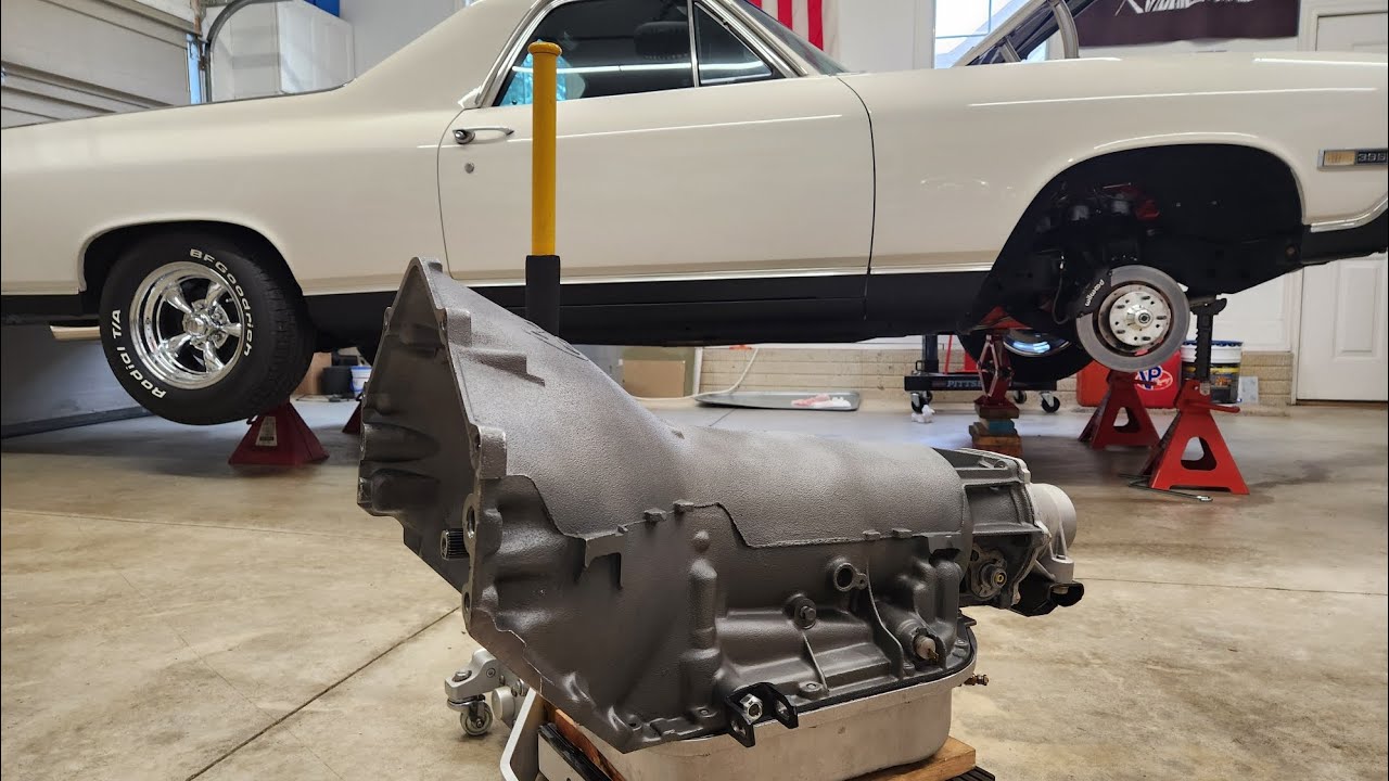 How to remove a TH400 transmission easily without a vehicle lift