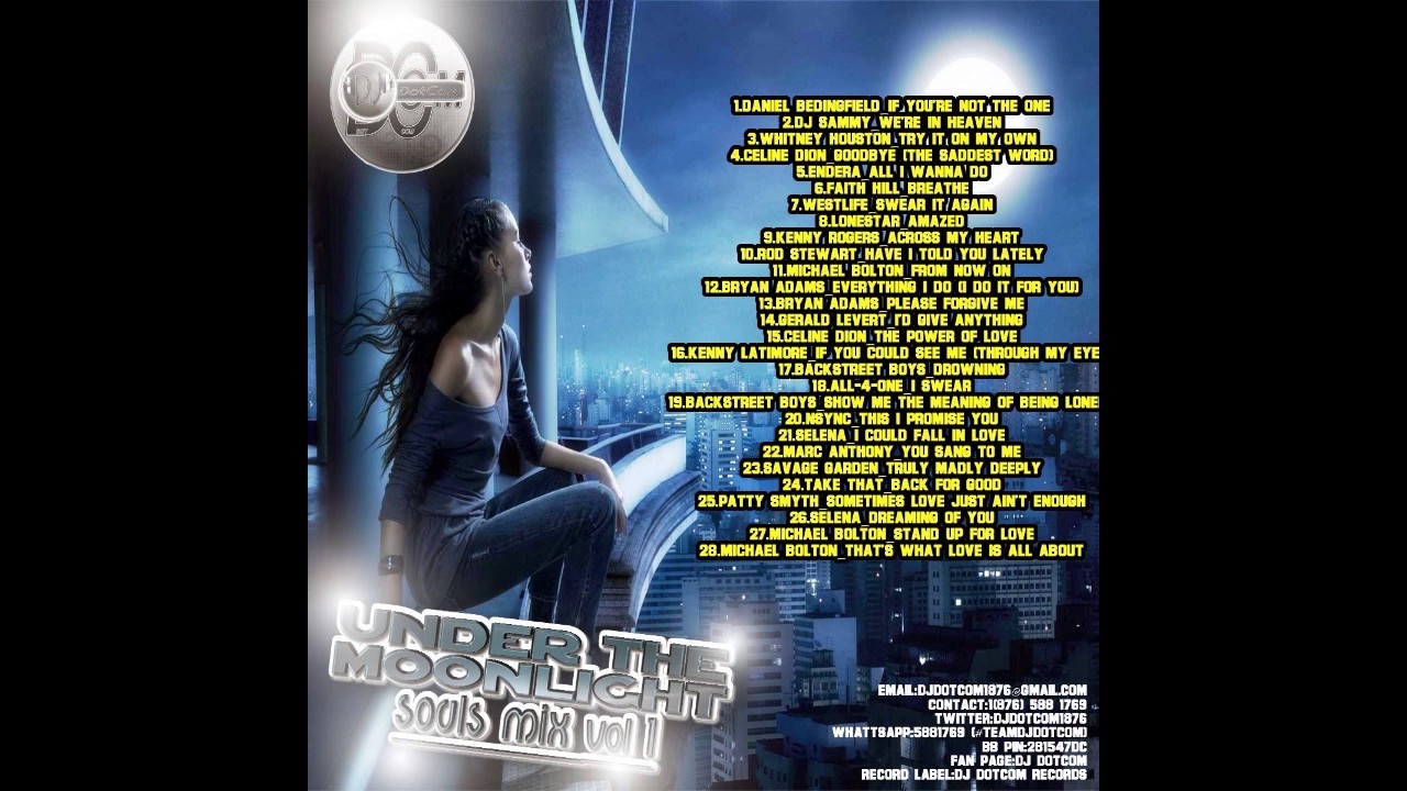 DJ DOTCOM PRESENTS UNDER THE MOONLIGHT SOULS MIXTAPE  VOL.1 (DIAMOND SERIES)🎙💖
