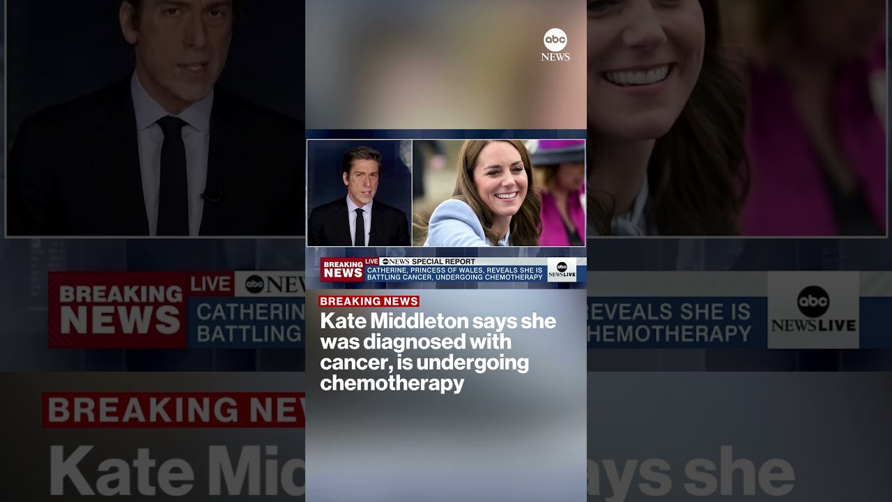 Kate Middleton says she was diagnosed with cancer, is undergoing chemotherapy