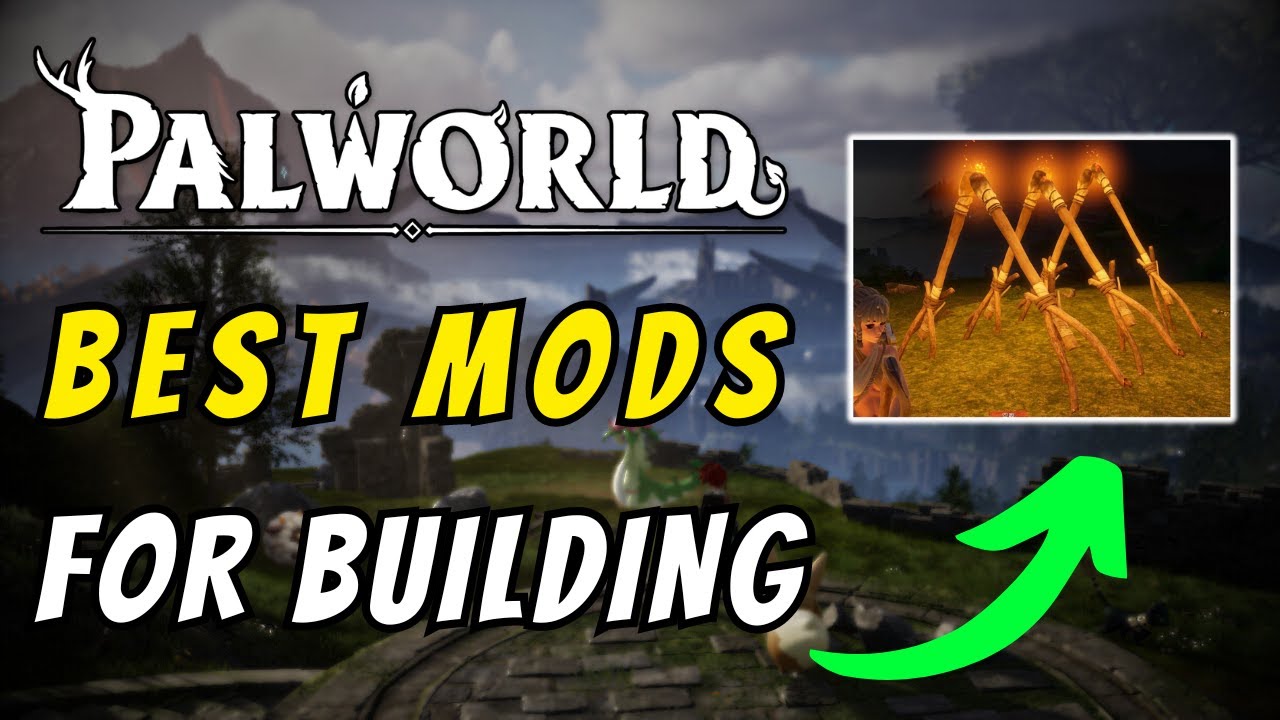 The BEST MODS for BUILDING in PALWORLD! (You Need These For Your Builds!)