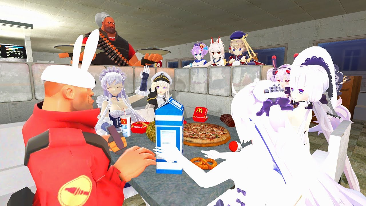 🛥เฮวี้ พบกับ Azur Lane🛳 [Gmod Animation TF2] [พากย์ไทย🇹🇭]