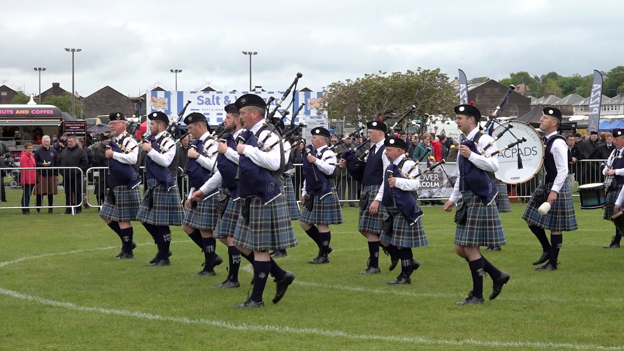 Ross and Cromarty Pipes & Drums School competing in G3B finals 2022 British Pipe Band Championships