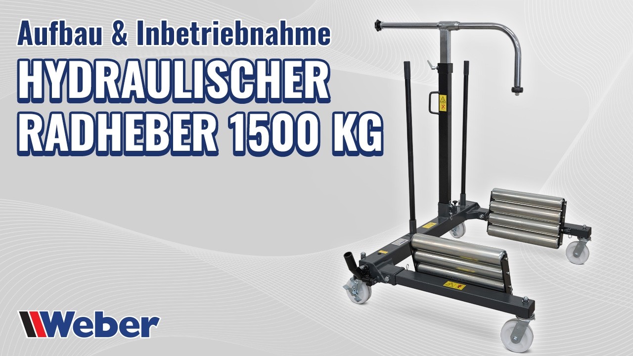 Hydraulische Radheber mit 1500 kg Tragkraft- müheloses Transportieren und Positionieren großer Räder