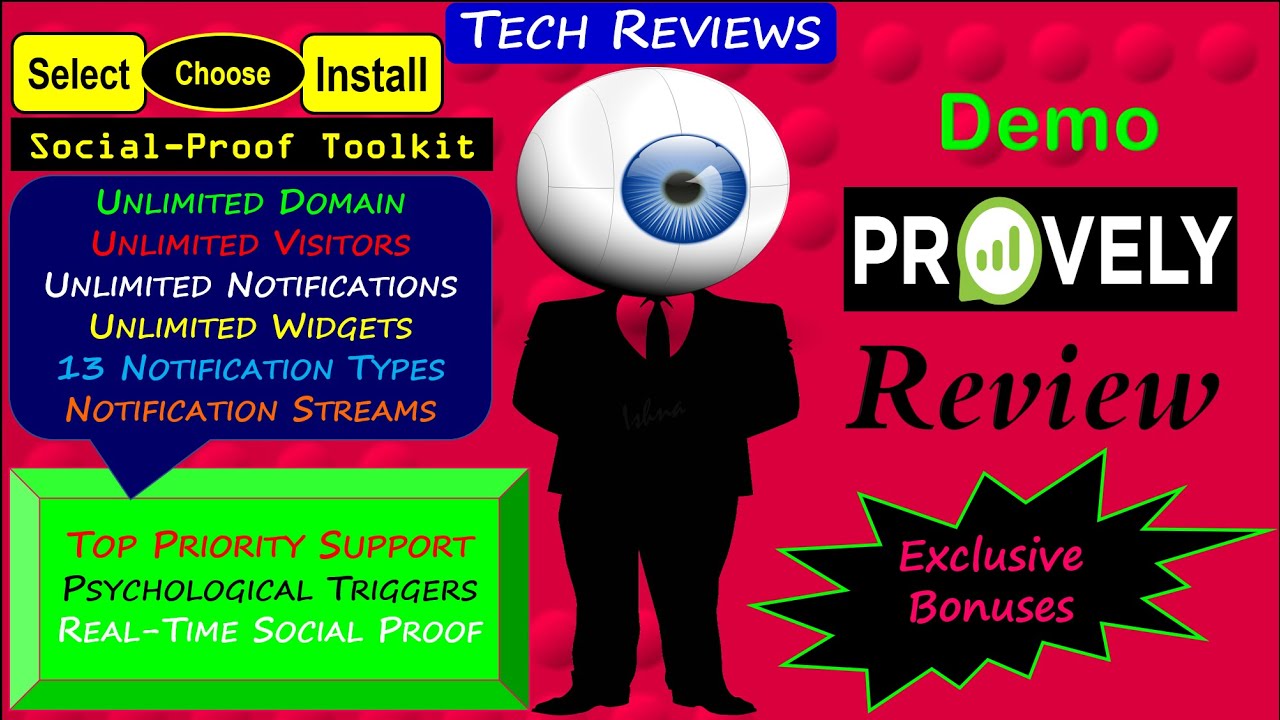 Provely 2.0 Review, Bonuses, Demo: Add Real-Time Social Proof, Scarcity, Urgency and Credibility