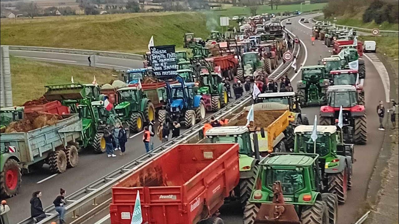 Une journée en manif dans la Nièvre, 26/01/24 on marche sur la tête !
