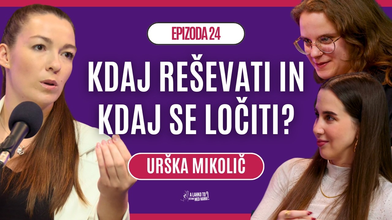 Lahko rešiva odnos, če se ne znava več pogovarjati? 😓 | Urška Mikolič; PARTNERSKA TERAPIJA | Ep. 24