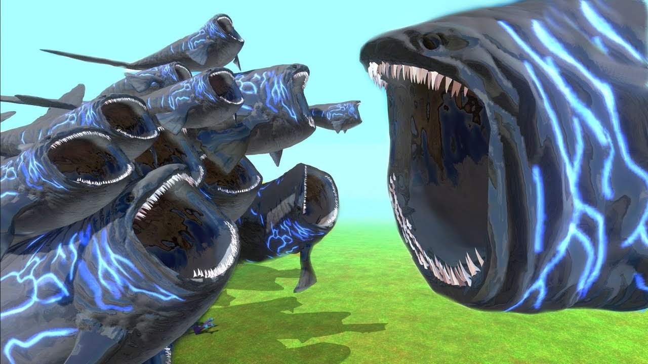 Bloop team vs Giant Bloop Monster - Animal Revolt Battle Simulator
