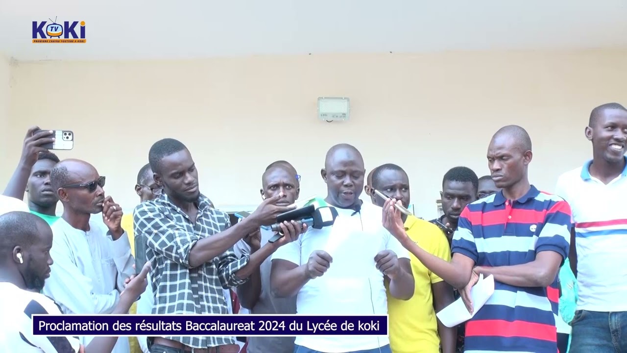 Proclamation des résultats Baccalauréat 2024 du Lycée de koki