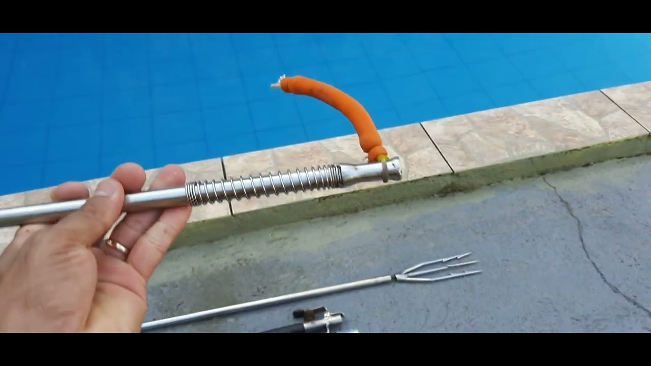 fisga de aço inox top!